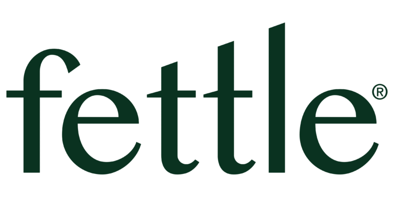Fettle Logo in Fettle green branding